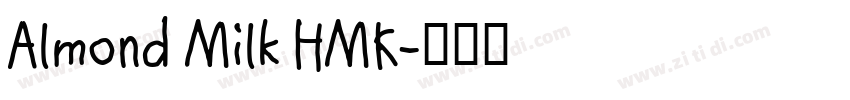 Almond Milk HMK字体转换